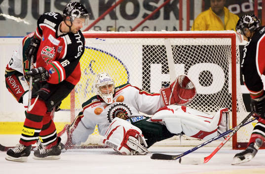 Tommy Salo, målvakt och Rastislav Pavlikovsky