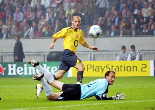 Fredrik Ljungberg, Arsenal gör 0-1