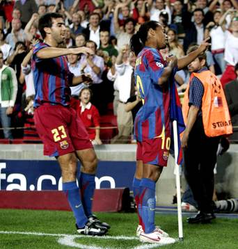 Ronaldinho, Barcelona (Jubel)