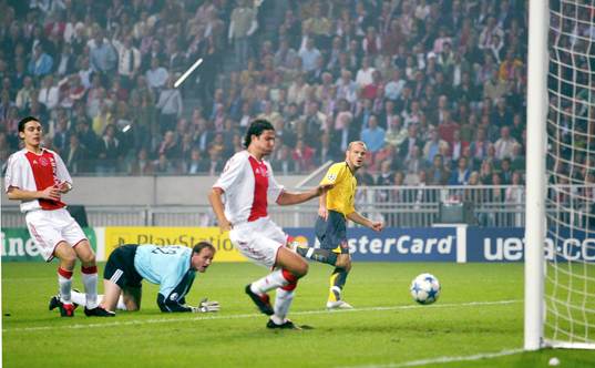 Fredrik Ljungberg, Arsenal gör 0-1