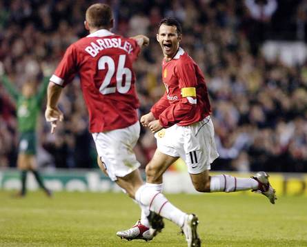 Ryan Giggs, Manchester (jubel)