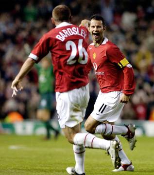 Ryan Giggs, Manchester (jubel)