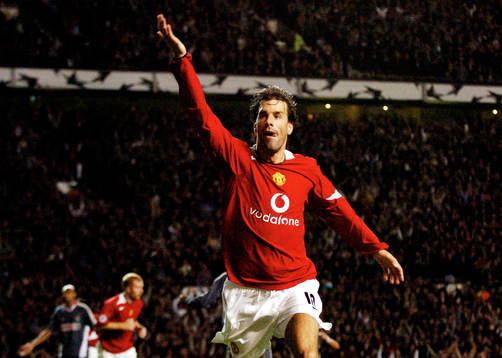Ruud Van Nistelrooy, Manchester (Jubel)