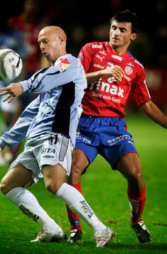 Johan Claesson, Gefle och Eldin Karisik, Helsingborg