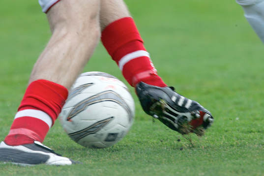 Boll, sko, fotbollsko, dobbar, ben