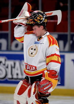 Johan Holmqvist, målvakt Brynäs