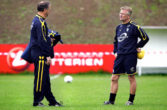 Lars Lagerbäck och Roland Andersson, Förbundskapten