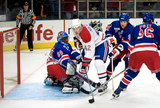 Michael Nylander, Kevin Weekes, målvakt, Tom Poti och