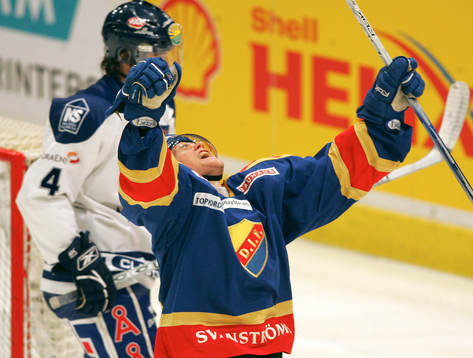 Patrick Thoresen, Djurgården tvåmålsskytt. Jubel