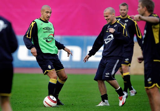 Henrik Larsson och Fredrik Ljungberg, Sverige