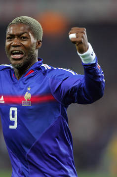 Djibril Cisse, Frankrike, jubel