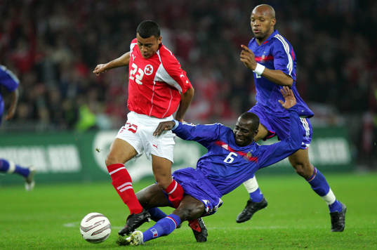 Claude Makelele och Johan Vonlanthen