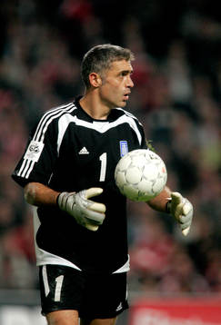 Fotboll, Antonios Nikopolidis, (målvakt) Grekland