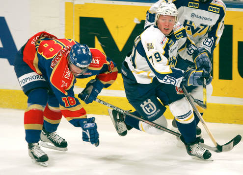 Adam Andersson, Djurgården och Mika Hannula, HV71