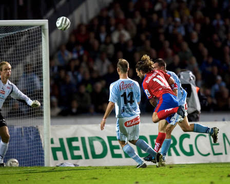 Peter Graulund, Helsingborg, nick mot mål