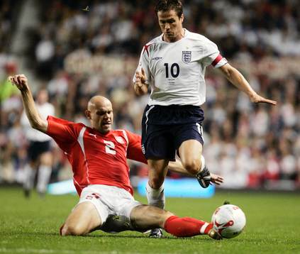 Michael Owen och Mariusz Jop