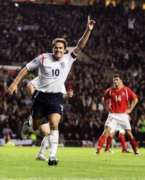 Michael Owen, jubel