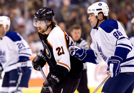 Peter Forsberg och Eric Lindros