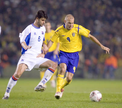 Fredrik Ljungberg, Sverige och Stefan Gislason, Island