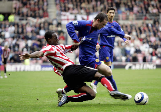 Fotboll, engelsk, premier league, Sunderland - Manchester
