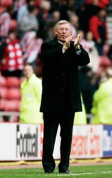 Fotboll, engelsk, premier league, Sunderland - Manchester