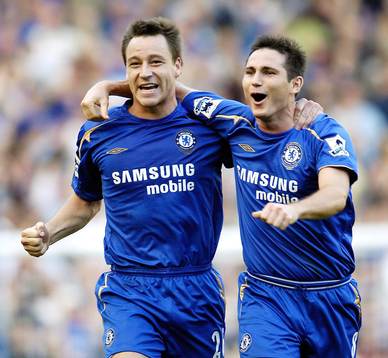 Frank Lampard och John Terry, Chelsea (Jubel)
