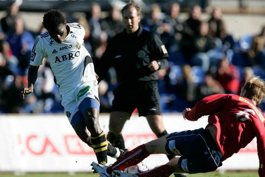 Freddy Borg, Öster och Derek Boateng, AIK