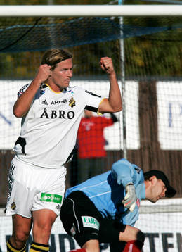 0-1, Daniel Tjernström, AIK (Jubel)