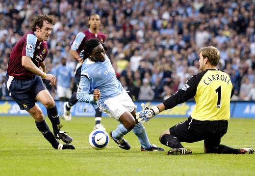Fotboll. engelsk, premier league, Manchester City - West