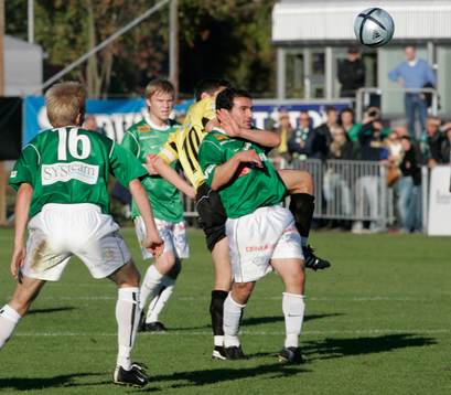 Fotboll, kval till Superettan, Bunkeflo - Jönköping