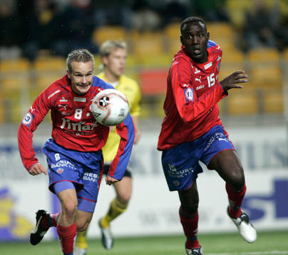 Fredrik Svanbäck och Olivier Karekezi, Helsingborg