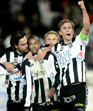 Gustaf Andersson, Kevin Amuneke och Pontus Segerström,