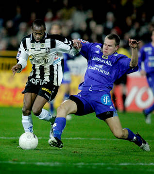 Kevin Amuneke, Landskrona och Elias Storm, Sundsvall