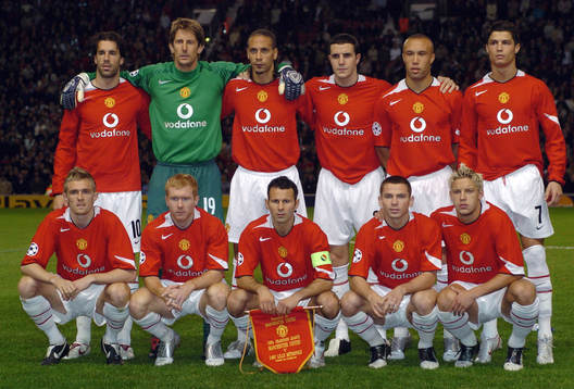 Fotboll, Champions League, Manchester United - Lille
