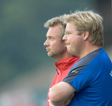 Peter Gerhardsson och Peter Swärdh, tränare