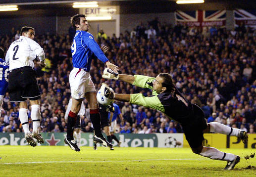 Fotboll, Champions League, Rangers - Artmedia Bratislava