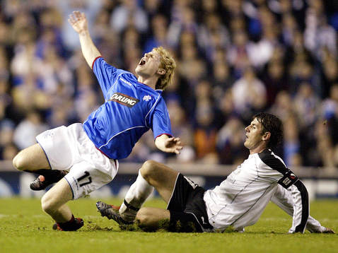 Fotboll, Champions League, Rangers - Artmedia Bratislava