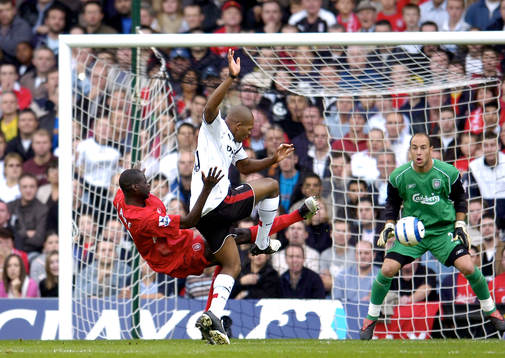 Fotboll, engelsk, Premier League, Fulham - Liverpool