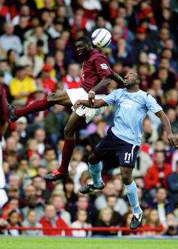 Darius Vassell, Manchester City och Kolo Toure, Arsenal,