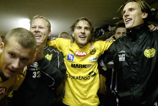 Mjällby, Thomas Andersson, jubel