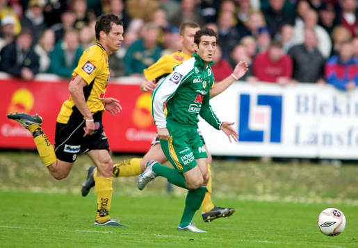 Fotboll, Superettan, Mjällby  - Boden. Hrish Kuhi, Boden,