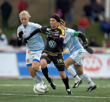 Nilla Fischer, Malmö och Malin Moström, Umeå