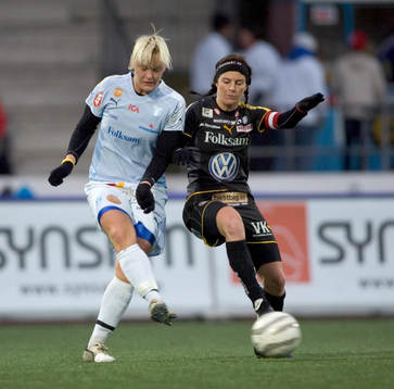Nilla Fischer, Malmö och Malin Moström, Umeå