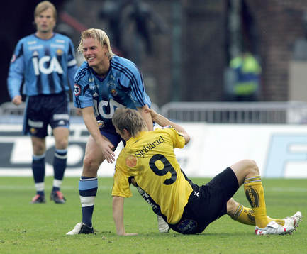 Fredrik Stenman, Djurgården och Mathias Svensson, Elfsborg