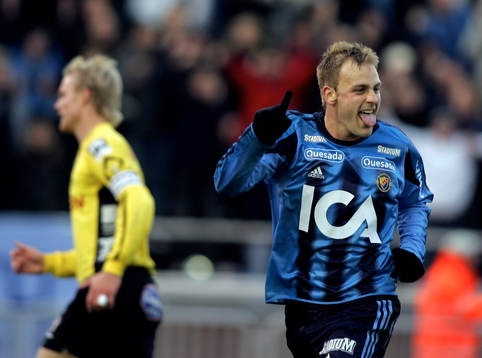 Djurgården Svenska Mästare. Daniel Sjölund, Djurgården.