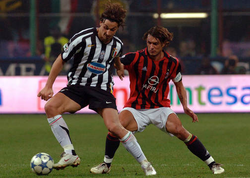 Zlatan Ibrahimovic, Juventus och Maldini, Milan