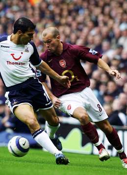 Fredrik Ljungberg, Arsenal och Paul Stalteri, Tottenham