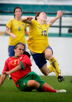 Hanna Ljungberg, Sverige fälls av Raquel Pessoa, Portugal