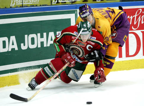 Jonas Johnson, Frölunda och Pär Bäcker, Färjestad