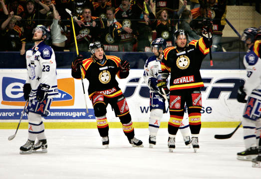 0-1 Mikael Wahlberg, Brynäs, jubel
